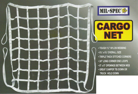New 8ft x 8ft  Cargo Nets