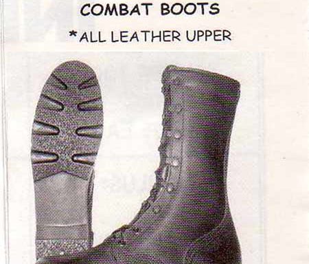 LEATHER COMBAT BOOT