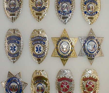 SECURITY, BAIL ENFORCEMENT, EMT, FIRE DEPT BADGES