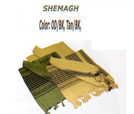 Shemagh  (od/black, tan/black)