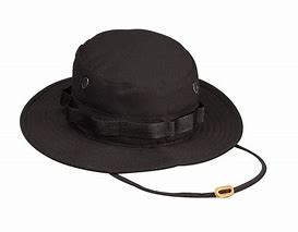 Military Style Black Boonie Hat